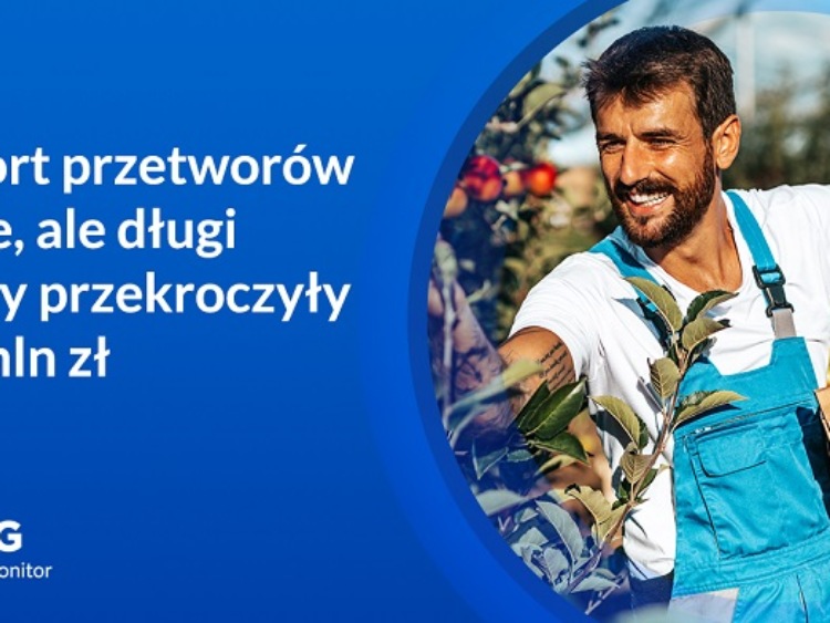 Rośnie eksport przetworów z owoców i warzyw-rosną też długi branży